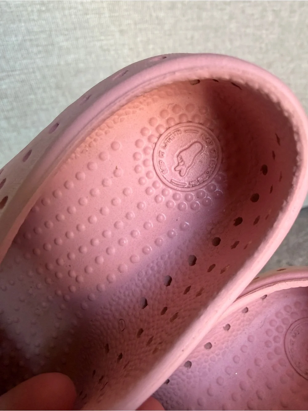 Native Kids Pink Slip-On Water Shoes with Yellow Toe Caps 6C